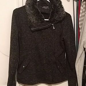 Calvin Klein zipup sweater